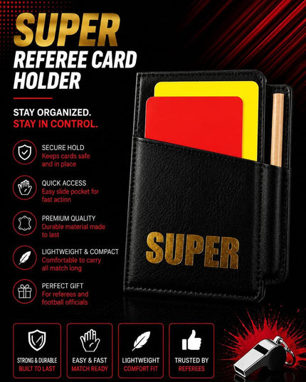 REFEREE CARD YELLOW & RED